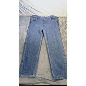 VTG Levi's Men' s 505 Straight Blue Denim Jeans Size 42x30 MADE IN USA